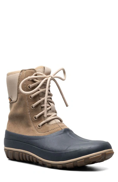 Bogs Classic Casual Waterproof Hiker Tall Boot In Taupe Multi