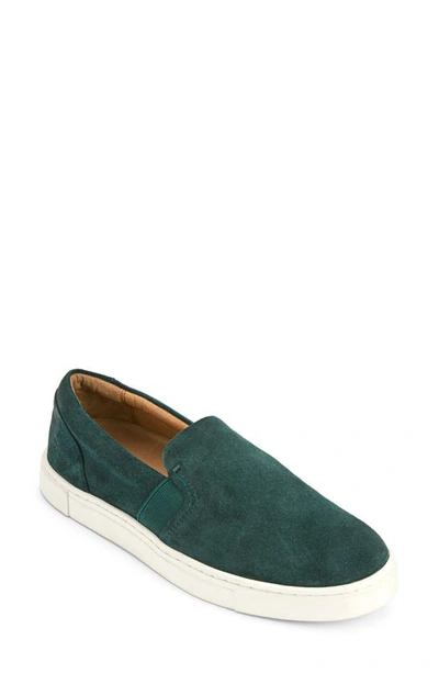 Frye Ivy Slip-on Shoe In Pine - Silky Suede Leather