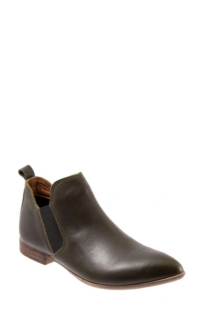 Bueno Vicki Chelsea Boot In Dark Green