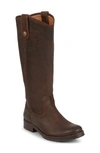 Frye Melissa Double Sole Knee High Boot In Brown River Leather