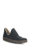 Asportuguesas By Fly London Crus Slip-on Sneaker In Black Recycled Polyester