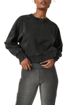 Free People Fp Movement Intercept Cotton Blend Sweatshirt In Black