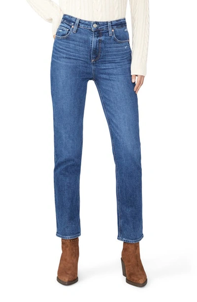 Paige Stella High Waist Straight Leg Jeans In Nocolor