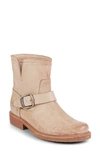 Frye Veronica Moto Boot In White - Toga Leather