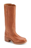 Frye Campus Knee High Boot In Saddle