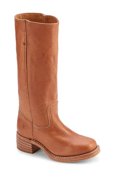 Frye Campus Knee High Boot In Saddle - Montana Leather