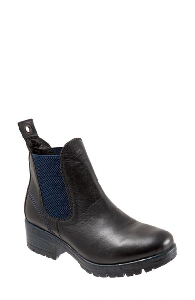 Bueno Florida Chelsea Boot In Black/ Blue