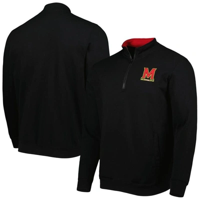 Colosseum Black Maryland Terrapins Tortugas Quarter-zip Sweatshirt