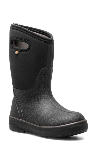 Bogs Unisex Classic Ii Solid Boots - Toddler, Little Kid, Big Kid In Black