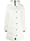 Canada Goose Shelburne Water Resistant 625 Fill Power Down Parka In North Star White