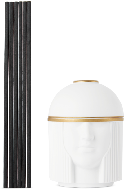 Ginori 1735 L'amazzone Black Stone Diffuser In Matt White