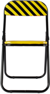 Seletti Blow Metal And Pvc Folding Chair 46cm In Tongue