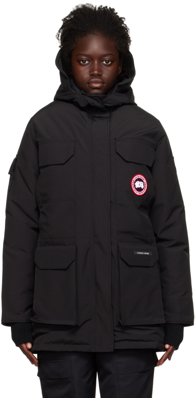 Canada Goose Black Expedition Down Jacket In 61 Black