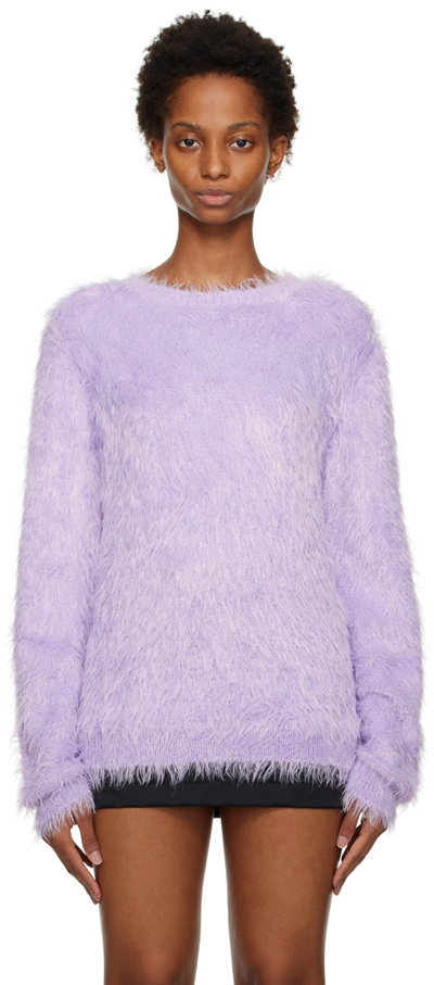 Alyx Purple Crewneck Jumper In Lil0006 Lilla