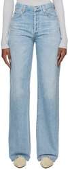 Citizens Of Humanity Dahlia Bow Leg Baby Roll Jeans In Ribbon In Tularosa