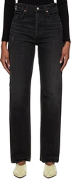 CITIZENS OF HUMANITY BLACK EVA RELAXED BAGGY JEANS