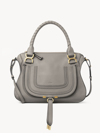 Chloé Marcie Medium Bag In Grey