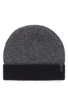 Vince Birdseye Cashmere Cuff Beanie In Navy
