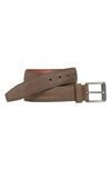 JOHNSTON & MURPHY OILED LEATHER BELT