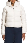 The North Face Hydrenalite Hooded Down Jacket In Gardenia White