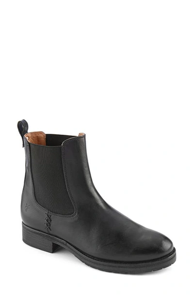 Frye Melissa Double Sole Chelsea Boot In Black