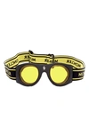 Moncler City 55mm Goggles In Matte Black