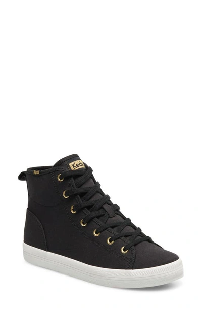 Keds Kickstart High Top Trainer In Black