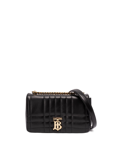 Burberry Black Small Lola Bag In Nero