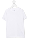 Polo Ralph Lauren Cotton Jersey Crewneck T Shirt   Teens In White