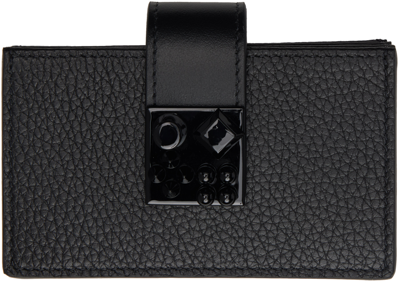 Christian Louboutin Black Carasky Wallet In Cm53 Black/black