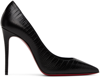 Christian Louboutin Kate Embossed Patent Red Sole Pumps In B439 Black/lin Black