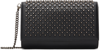 Christian Louboutin Black/gun Metal Paloma Leather Clutch Bag