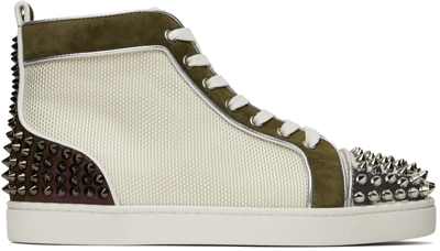Christian Louboutin Lou Spikes 2 High Top Sneaker In Version Multi