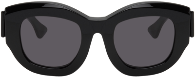 Kuboraum Black B2 Sunglasses In Black Shiny