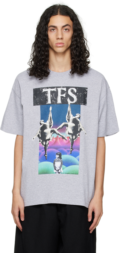Flagstuff Gray 'tfs' T-shirt