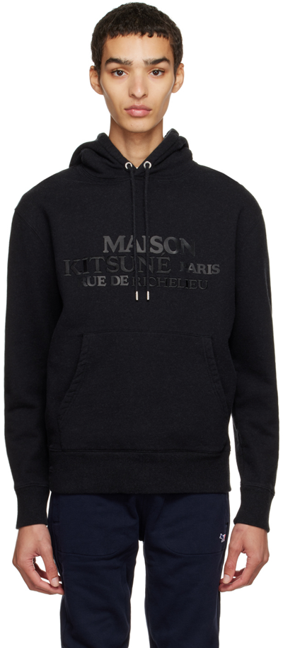 Maison Kitsuné Black Rue Richelieu Hoodie