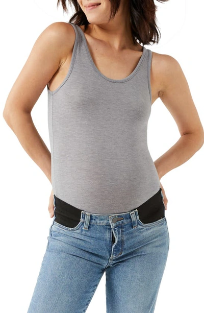 A Pea In The Pod Scoop Neck Maternity/postpartum Tank Top In Grey