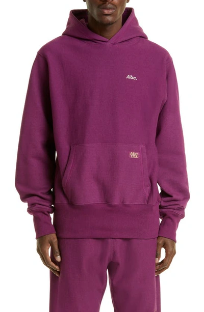 Advisory Board Crystals Unisex Abc. 123. Logo Cotton Blend Pullover Hoodie In Rhodolite Purple