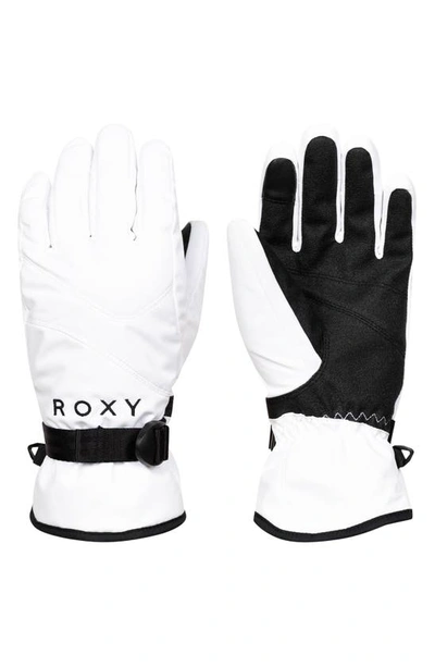 Roxy Jetty Gloves In Bright White