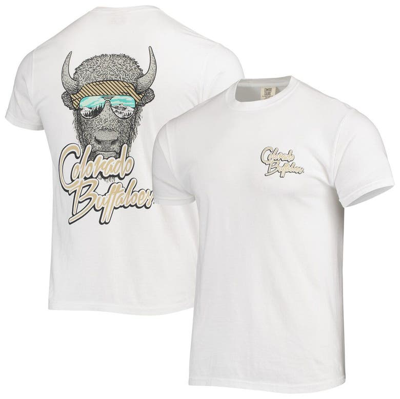 Image One White Colorado Buffaloes Mascot Bandana T-shirt