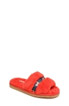 Minnetonka Kids' Reindeer Lizzie Slipper In Red
