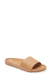 Beek Gallito Leather Slide Sandal In Honey/honey
