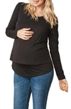 ANGEL MATERNITY DOUBLE LAYER MATERNITY/NURSING TOP