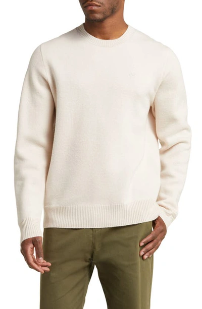 Saturdays Surf Nyc Greg Boiled Wool Crewneck Sweater In Ivory