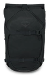 Osprey Metron 22 Roll Top Backpack In Black
