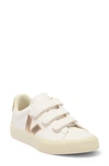 Veja Recife Chromefree Leather In White Platine In White/ Pierre