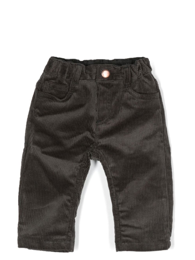 Bonpoint Babies' Straight-leg Corduroy Trousers In Black