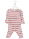 Knot Miggy Knitted Romper In Pink