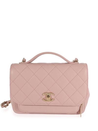 Pre-owned Chanel Small Business Affinity Bag In Pink