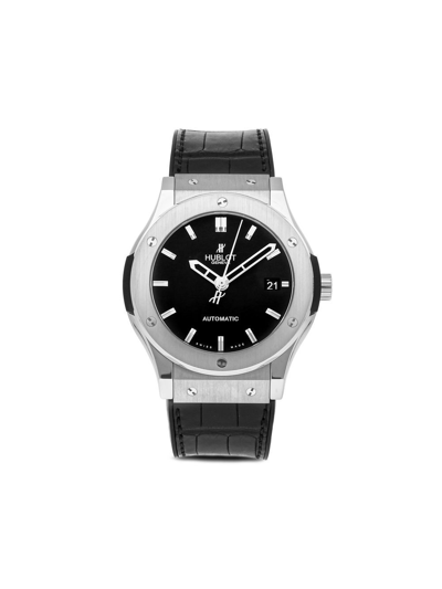 Pre-owned Hublot  Classic Fusion 45mm In Black